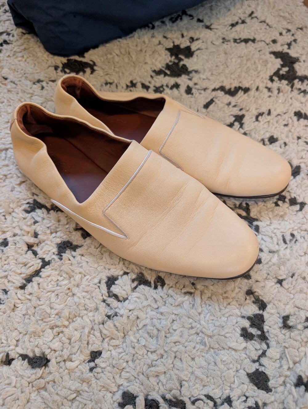 Loro Piana super soft leather flats / loafers sz 39